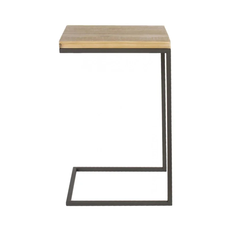 Mesa De Living Lateral - Arrime Madera Natural-beige Madison Natural en Madera natural - Mesas de living, Uruguay | Divino, vista 4
