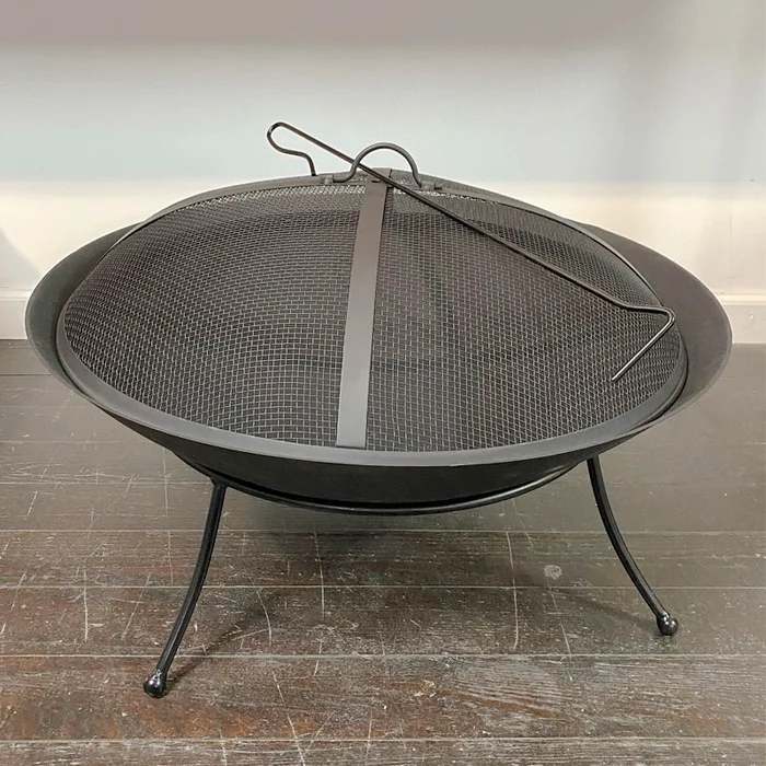 Brasero California en Negro - Muebles para el exterior, Uruguay | Alta Gracia Deco, vista 5