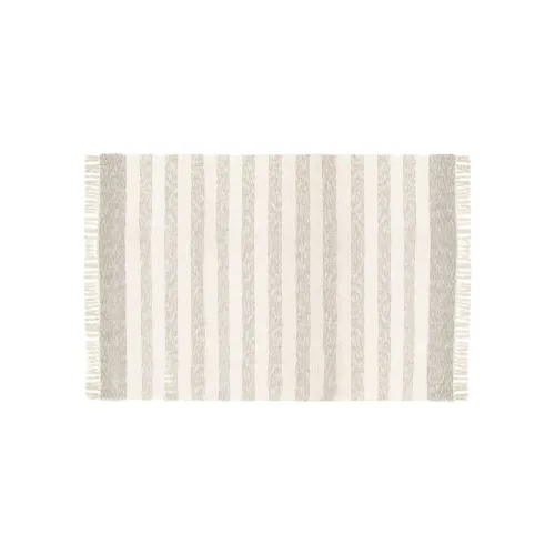 ALFOMBRA CON FLECOS AZUL/GRIS 69x114CM en Azul - Textiles, Uruguay | Koz