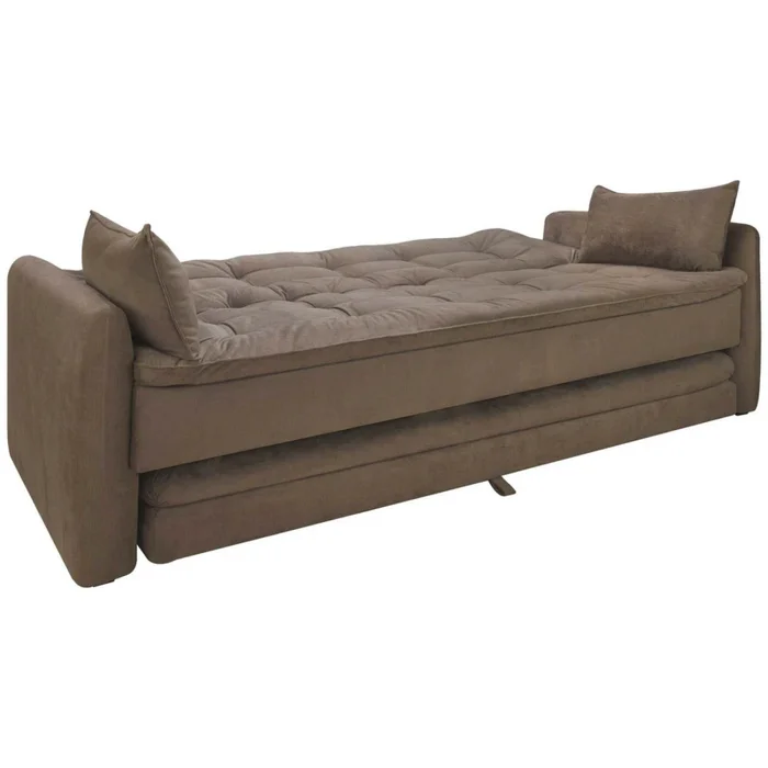 Sillón Cama Tela Marron Madalena Cacao en Marrón - Sillones y sofás, Uruguay | Divino, vista 4