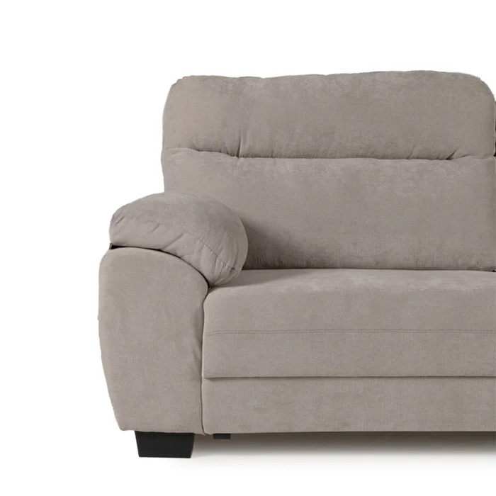 Sofá Serena (Outlet) - Tela Microfibra - 3 cuerpos - Berlin 05 (Ceniza) en Gris - Sillones y sofás, Uruguay | NYR, vista 3