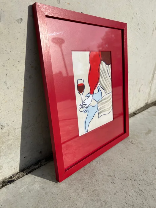 Marco con Paspartú 34x44 cm - Marcos, Uruguay | Mara Estudio, vista 5