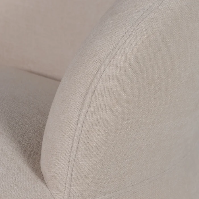 Butaca Bold Giratoria - Tela Microfibra - 110 (Crudo) en Beige - Butacas, banquetas y puffs, Uruguay | Nyr, vista 3