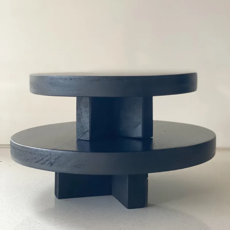Soporte o base circular negra — 25 cm en Negro - Decoración, Uruguay | Dreams On Time