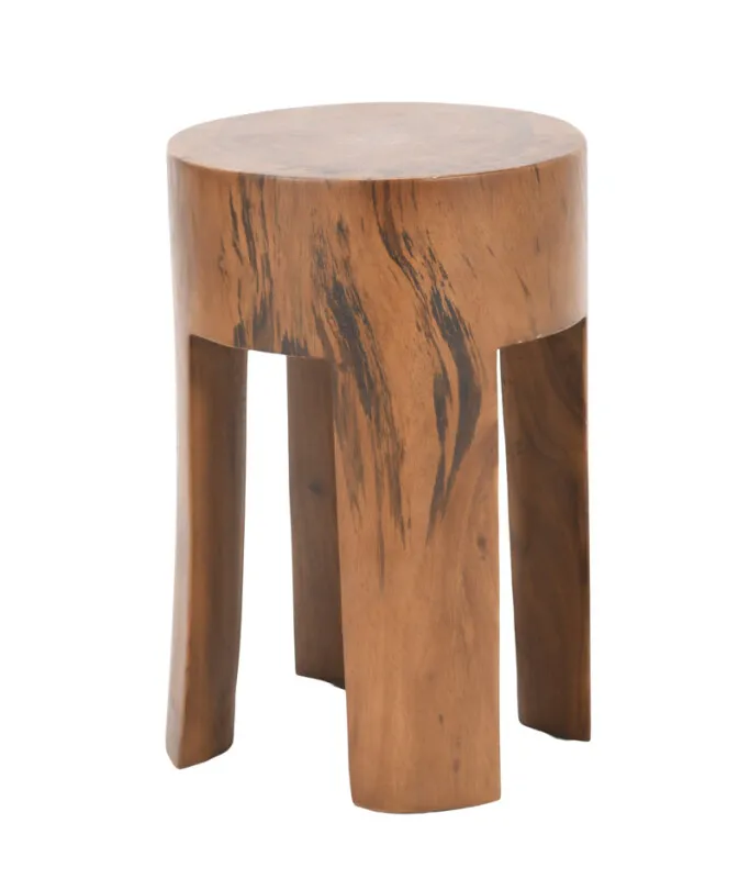 BANCO MEDAN 30DIAMx45CM H en Marrón - Butacas, banquetas y puffs, Uruguay | Vinibel