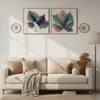 CUADRO CANVAS 40x40cm MARCO HOJA POPLAR COLORES 2 en Multicolor - Decoración de pared, Uruguay | Decohogar, vista 2 de 2