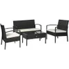 Juego de jardin Denver - Negro en Negro - Muebles para el exterior, Uruguay | La Cueva Muebles, vista 2 de 10