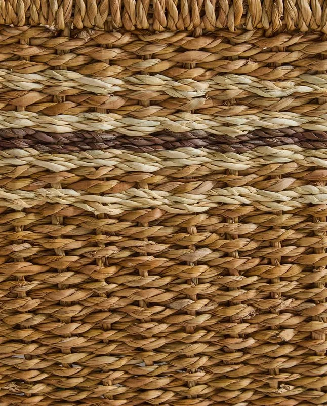 CESTA RECTANGULAR FRANJAS en Marrón - Canastos, Uruguay | Zara Home, vista 5