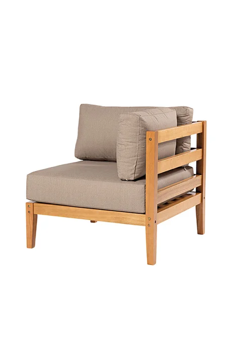 ESQUINA CANNES RIPADA ACQUABLOCK FENDI 74x74x66CM JATOBA en natural y - Muebles para el exterior, Uruguay | Vinibel, vista 5