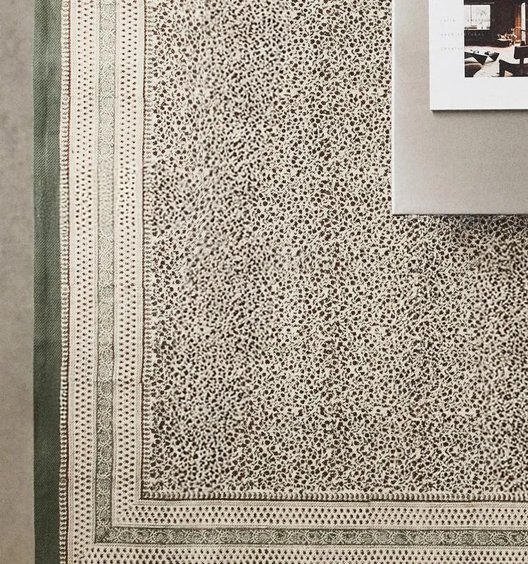 ALFOMBRA ALGODÓN ESTAMPADO BLOCK PRINT - Alfombras, Uruguay | Zara Home
