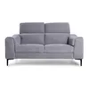 Sofá Hashtag - Tela Microfibra - 2 cuerpos - 6686-7 Gris en Gris - Sillones y sofás, Uruguay | NYR, vista 2 de 7