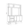 Rack Modular Tv 2 Puertas Con Patas Hasta 50 Pulgadas Valenca en Off-white - Mesas de living, Uruguay | Soy Hogar, vista 7 de 8