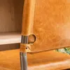 SILLA DE BAR CLUB - CUERO ITALIANO CARAMELO en Marrón - Sillas, Uruguay | La Iberica, vista 5 de 7