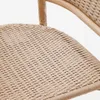 Sillón Arinella de madera maciza de acacia acabado tono natural y cuerda beige FSC 100% en Beige, Marrón, Natural - Butacas, banquetas y puffs, Uruguay | Kavehome, vista 6 de 10
