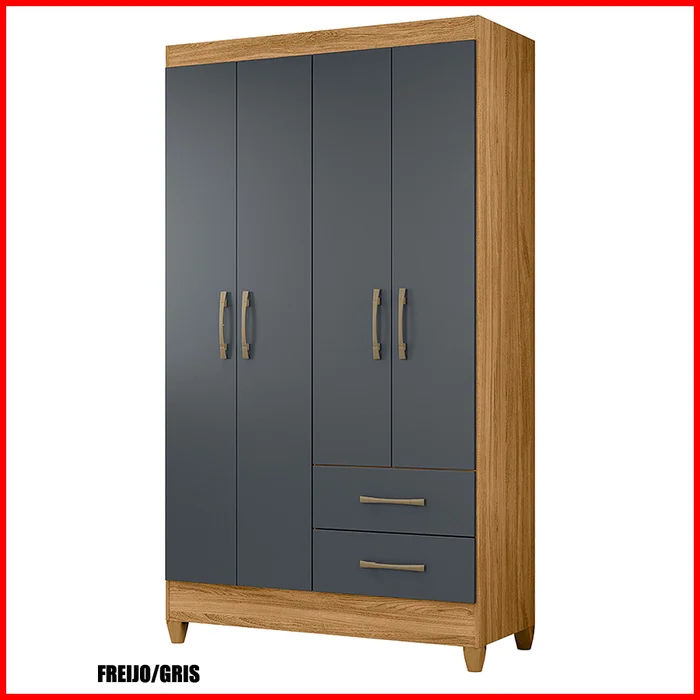 Ropero 4 puertas 2 cajones – Chile 952.6 - Roperos y placares, Uruguay | Punto Unión