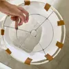Lámpara de lino y cuero — 35cm - Decoración, Uruguay | Dreams On Time, vista 3 de 6