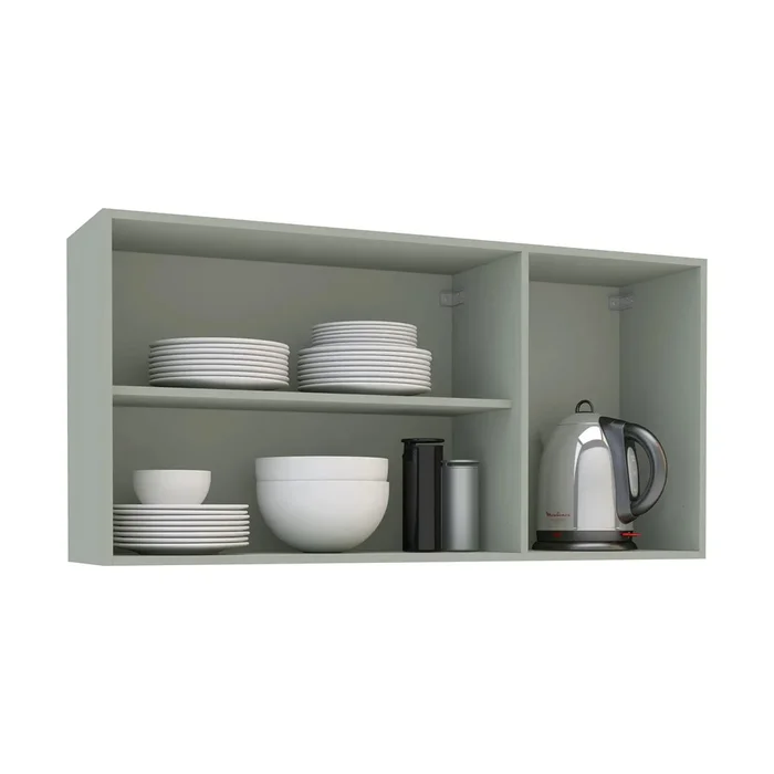 Aereo Modular Alto 3 Puertas Con Estante Mdp en Gris - Muebles, Uruguay | Soy Hogar, vista 4
