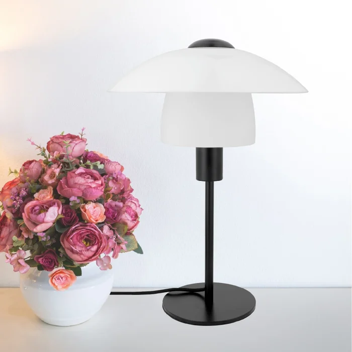 Luminaria de Mesa Tulip Blanca en blanco es una - Lámparas de mesa, Uruguay | Serlux, vista 3