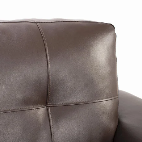 Sillon 2 cuerpos Eco Cuero Luares - Chocolate en Marrón - Sillones y sofás, Uruguay | La Cueva Muebles, vista 9