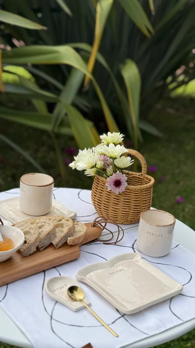 Set vaso y plato tostada en cerámica - Decoración, Uruguay | Dreams On Time, vista 9