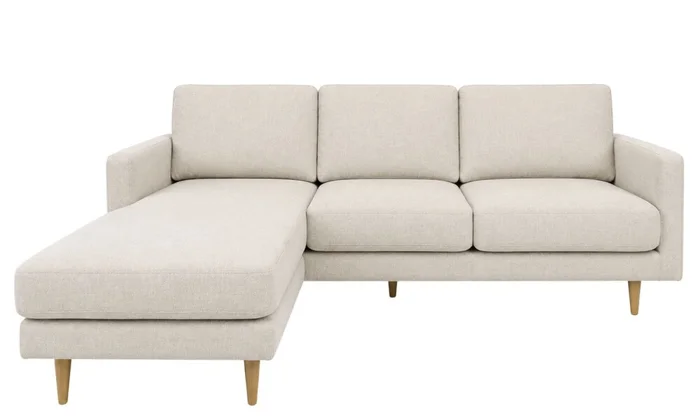 Sofá con Chaise PRADA - Beige en Beige - Sillones y sofás, Uruguay | Finkel