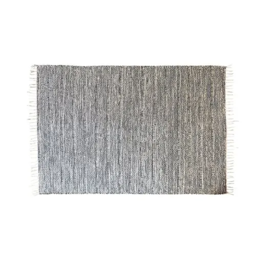 ALFOMBRA 122X178CM JASPEADO FLECOS NATURAL Y NAVY - Textiles, Uruguay | Decohogar
