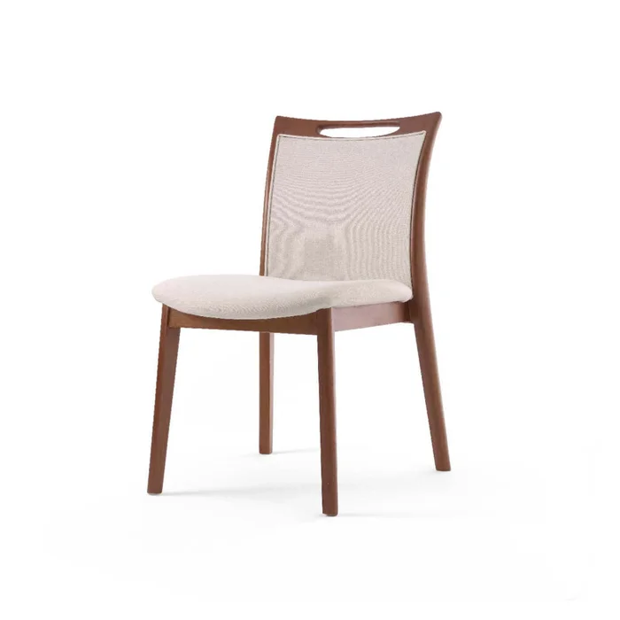Silla De Comedor Madera Marron Luna en Marrón - Sillas, Uruguay | Divino, vista 2