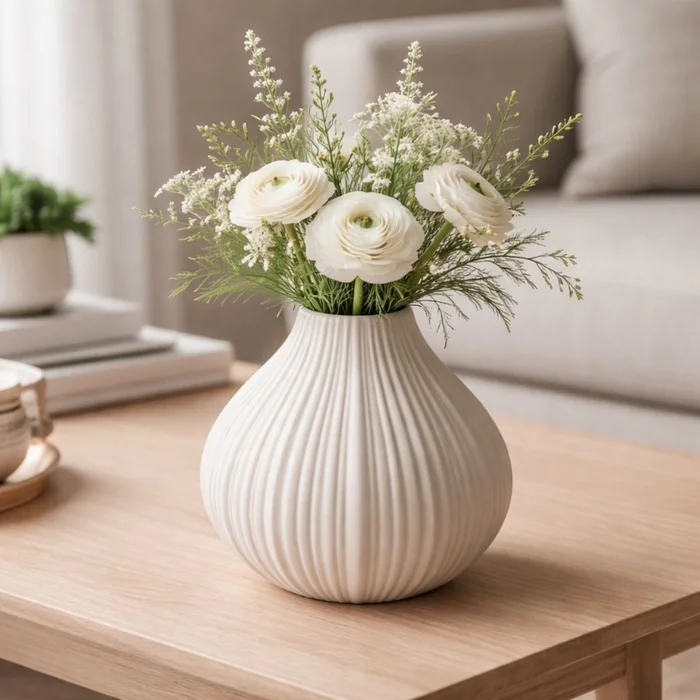 FLORERO PASTEL Beige en Beige - Decoración, Uruguay | Viasono