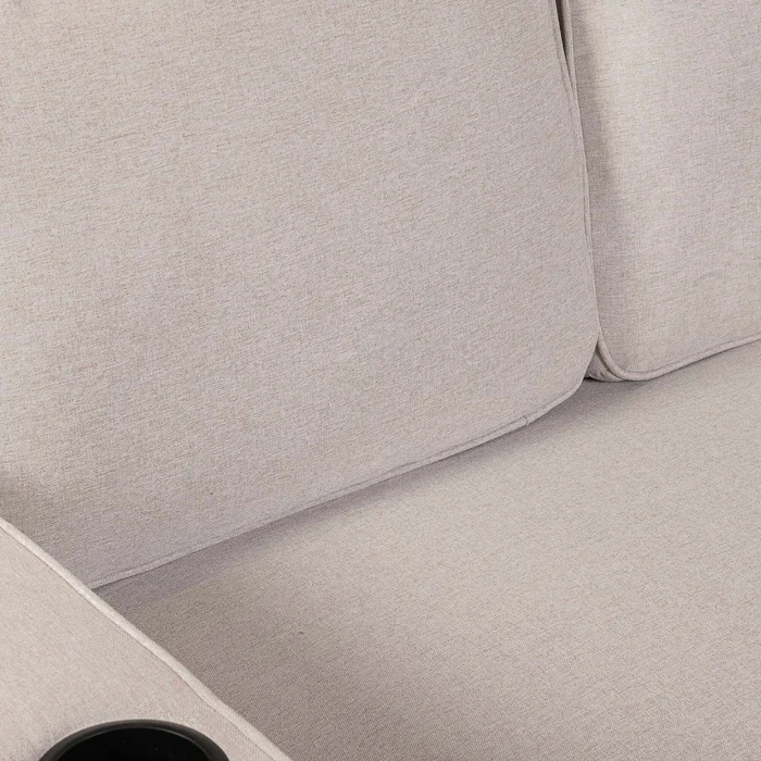 Sofá Cama 2 Cuerpos Tela Natural-beige Miley Beige en Beige - Sillones y sofás, Uruguay | Divino, vista 9