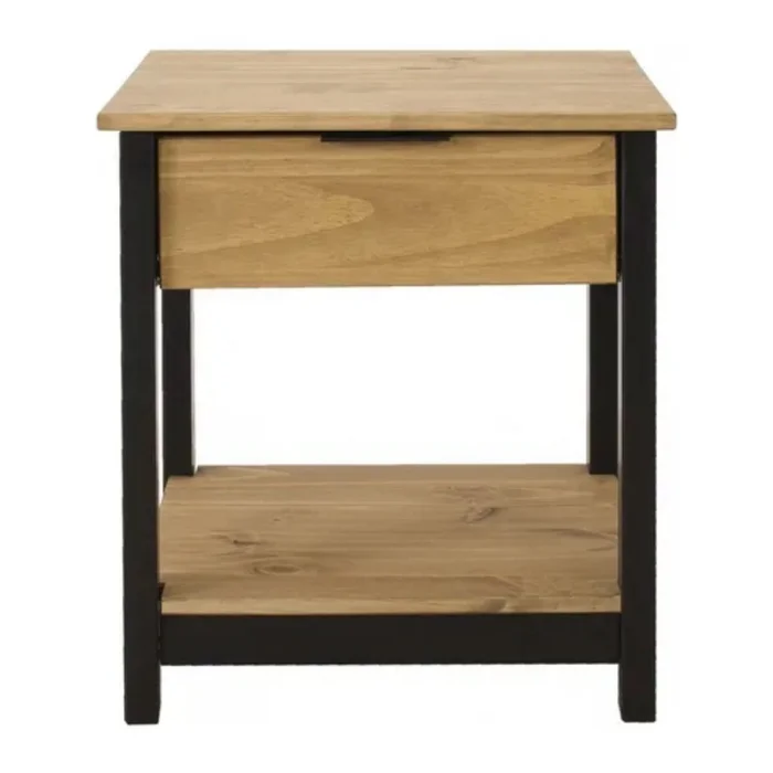 Promo 2 Mesa De Luz Linea Denise en Madera natural - Mesas de luz, Uruguay | La Cueva Muebles, vista 3