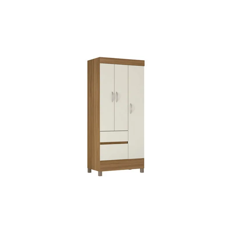 ROPERO 3P WIND - ALMENDRA OFF WHITE 32860/140 - Roperos y placares, Uruguay | Rosas Hermanos