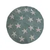 ALFOMBRA REDONDA POP 100CM CELESTE ESTRELLAS - Textiles, Uruguay | Decohogar, vista 1 de 2