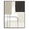 CUADRO CANVAS 30x40 MARCO ABSTRACTO BEIGE NEGRO 1 en Multicolor - Decoración de pared, Uruguay | Decohogar, vista 1 de 2