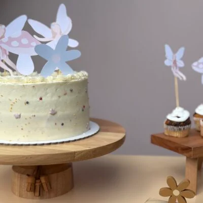 Pie de Torta alta triple fleco– 30cm - Decoración, Uruguay | Dreams On Time, vista 4