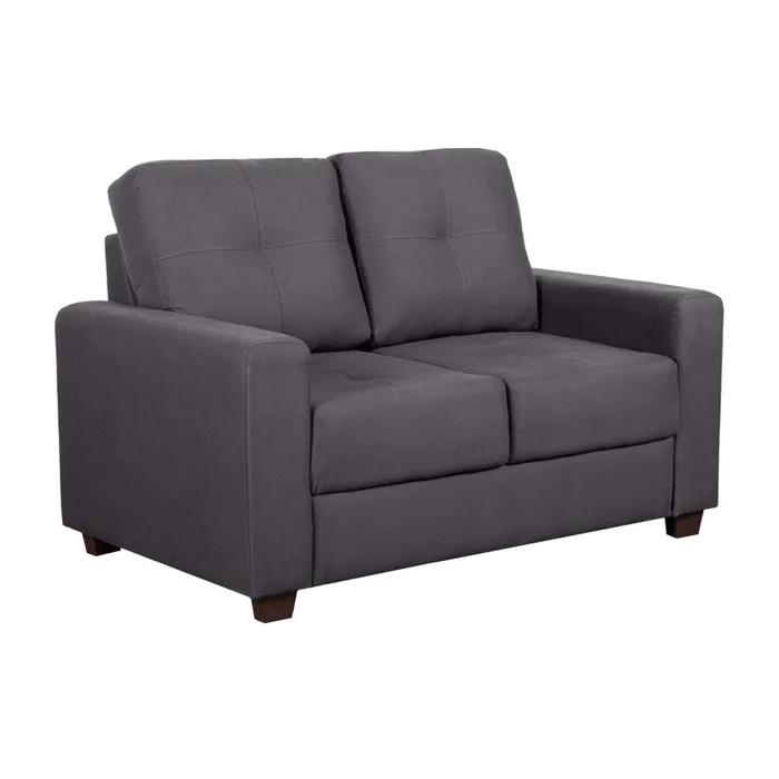 Sillón 2 Cuerpos Tela Gris Piria Gris Osc en Gris - Sillones y sofás, Uruguay | Divino, vista 3
