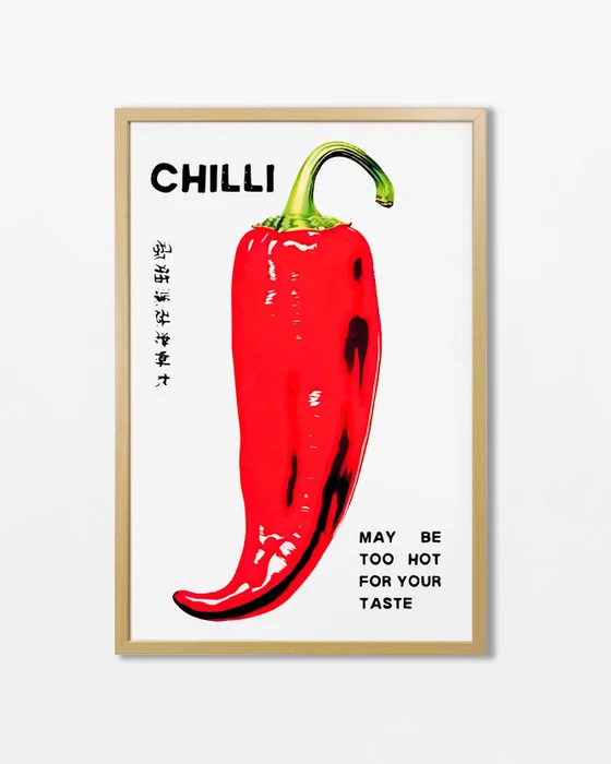 Chilli en Rojo - Láminas, Uruguay | La Cuadrería