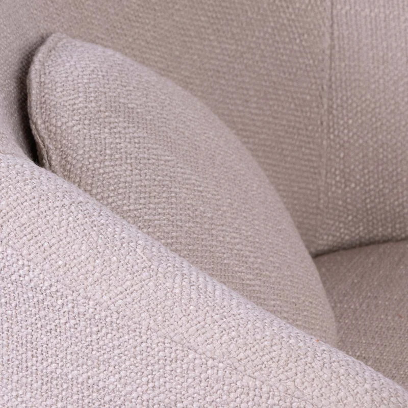 Butaca Giratoria Tela Natural-beige Paris Beige en Beige - Butacas, banquetas y puffs, Uruguay | Divino, vista 5
