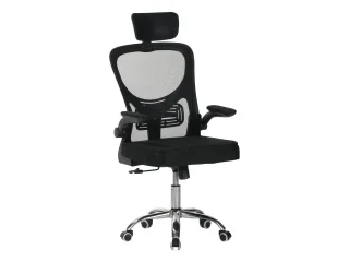 Silla de escritorio con apoya cabeza en Negro - Sillas de escritorio, Uruguay | Quesal, vista 5