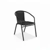Silla Símil Rattan y acero clásica - Negro en Negro - Muebles para el exterior, Uruguay | Rústico Hogar, vista 1 de 2