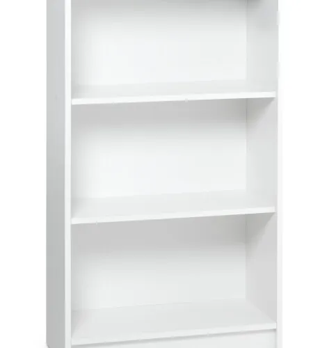Librería HORSENS 3 estantes ancha blanco en Blanco - Bibliotecas, Uruguay | JYSK