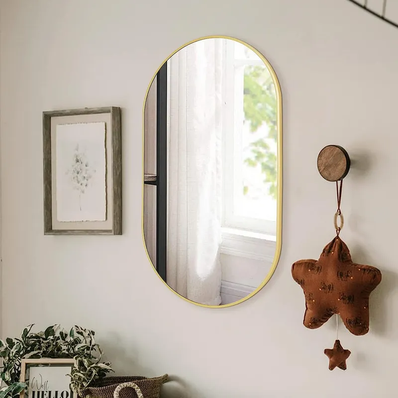Espejo Ovalado - Dormitorio, Uruguay | Casa Ernesta