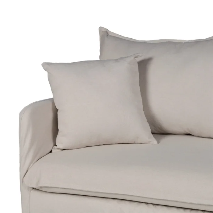 Sofá Snow con Funda - Tela Rústica - 2,5 cuerpos - TD5260-1635 (Beige) en Beige - Sillones y sofás, Uruguay | Nyr, vista 5