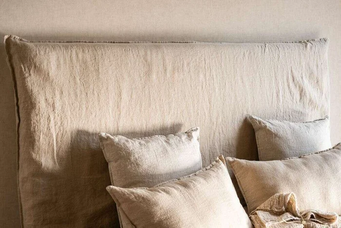 RESPALDO ALMA - LINO CRUDO - 1.90 MTS en Beige - Respaldos de cama, Uruguay | La Iberica, vista 2