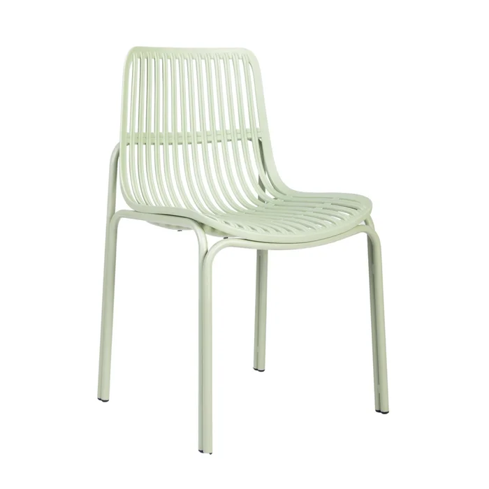 Silla De Comedor Polipropileno Verde Lisa en Verde - Sillas, Uruguay | Divino, vista 3