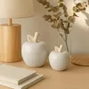 MANZANA CERAMICA ACANALADA 7.5x7.5x9CM TORNASOLADO en Multicolor - Decoración, Uruguay | Koz, vista 2 de 3