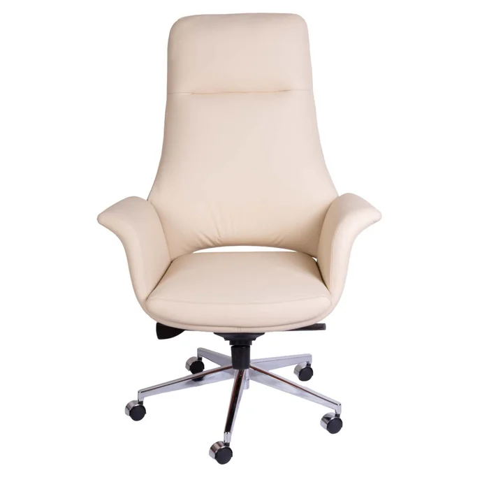 Silla De Oficina Gerencial Malla Crown en Beige - Escritorios y sillas de escritorio, Uruguay | Divino, vista 3