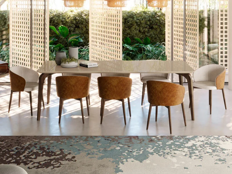 Mesa Dubai en freijo Dimensiones - Mesas de comedor, Uruguay | Arquetipo, vista 6