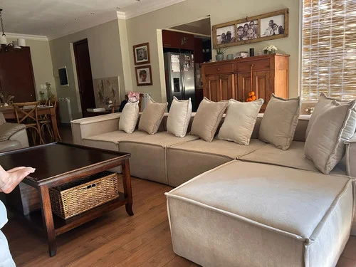 Sofa Amsterdam En Modulos 4 Cuerpos Mas Isla - Ozark Home A Elección A Eleccion en Beige - Sillones y sofás, Uruguay | Ozark Home, vista 5