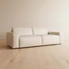 Sofa 3 Cuerpos Cuero-y-madera Natural-beige Loft Arena en Beige - Sillones y sofás, Uruguay | Divino, vista 1 de 4
