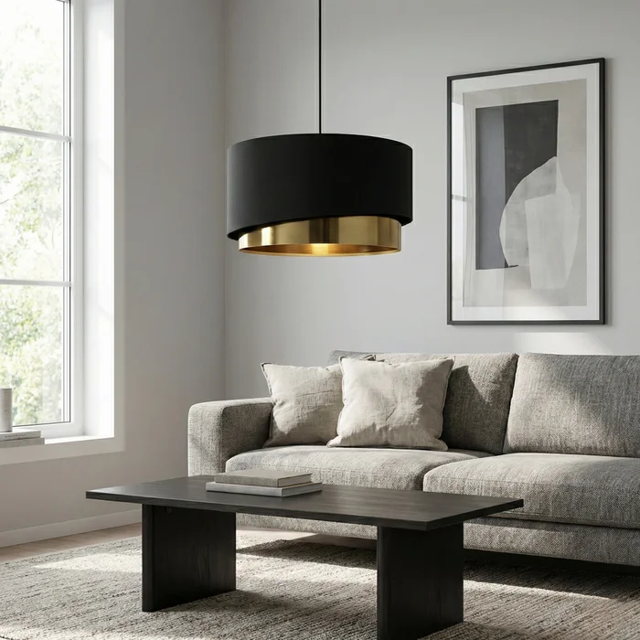 Colgante Duo Lux Gold Offset en Multicolor - Lámparas colgantes, Uruguay | La Perla, vista 2